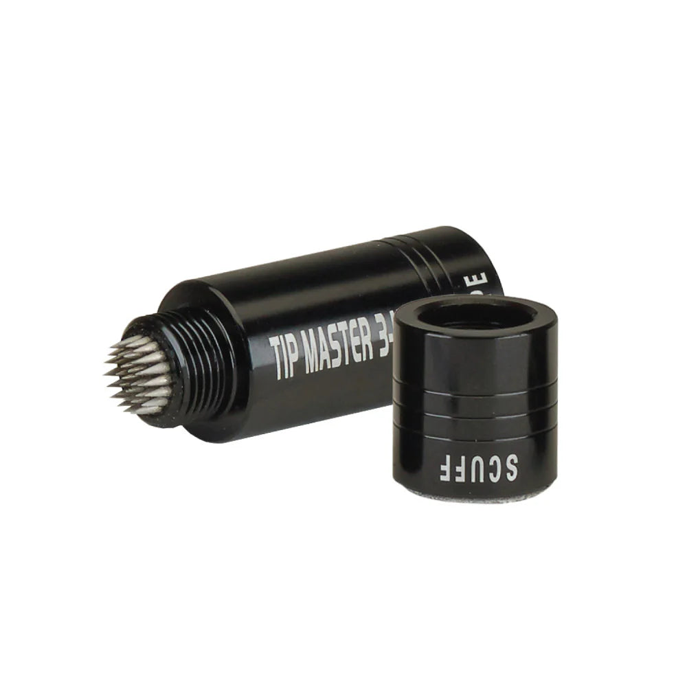 TipMaster 3-in-1 Aluminum Pool Cue Tip Tool