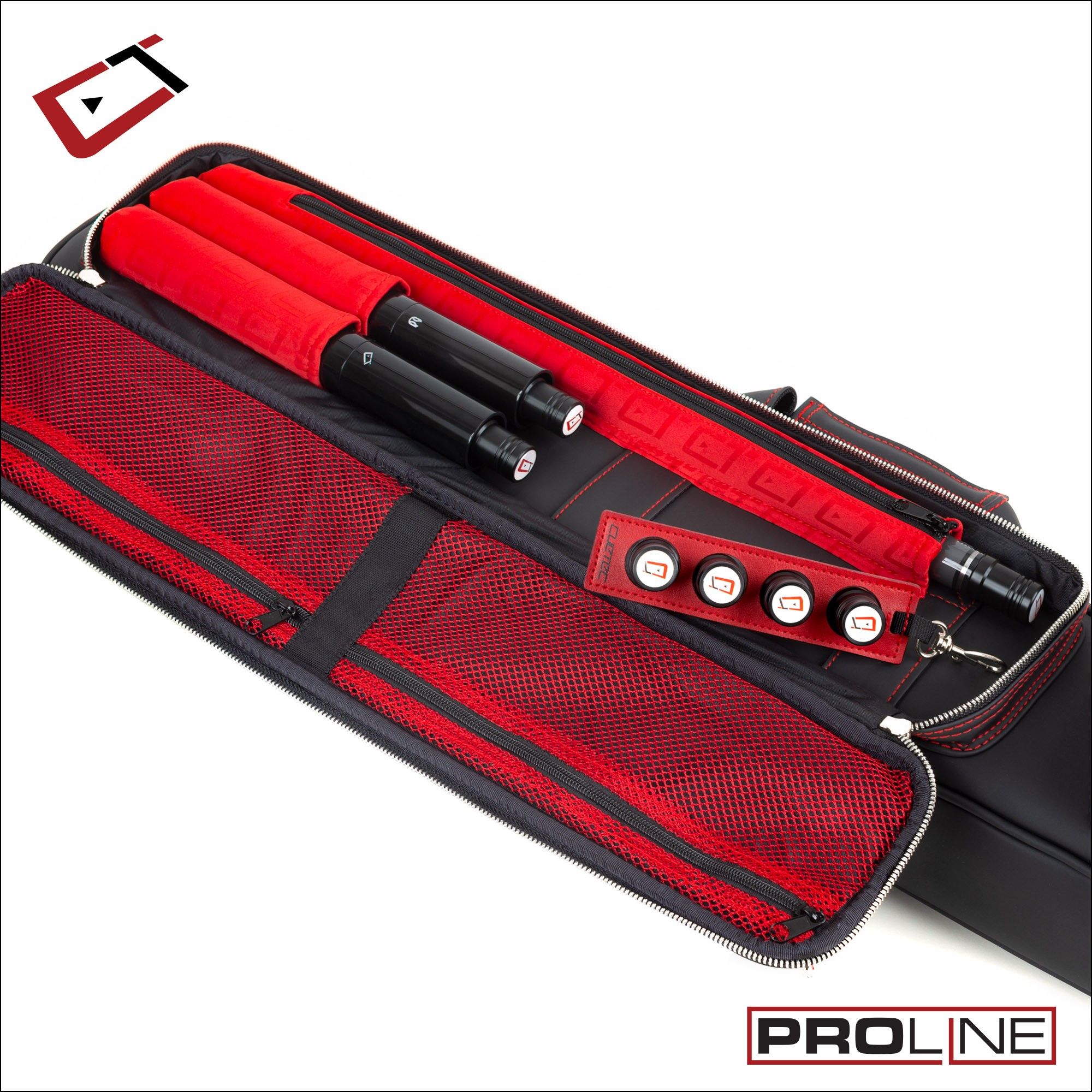 Cuetec Pro Line 4X8 Soft Case; Black
