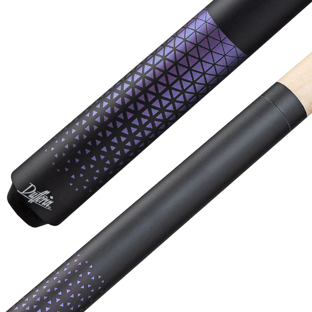 Dufferin Purple Triangle Pattern Cue - Wrapless