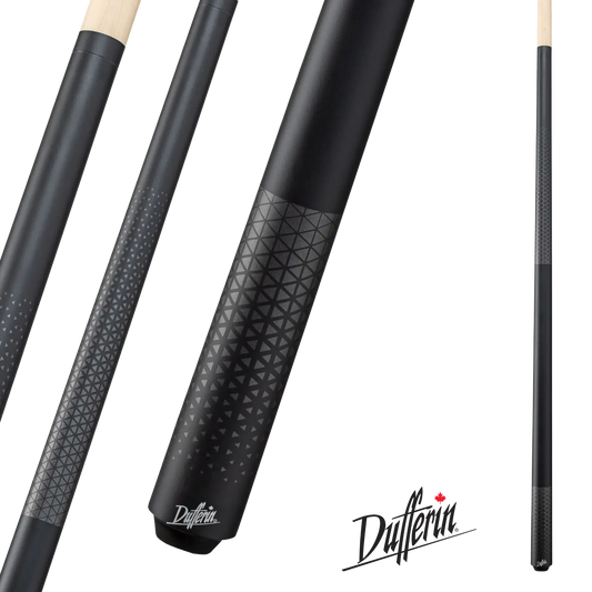 Dufferin Gunmetal Triangle Pattern Cue - Wrapless