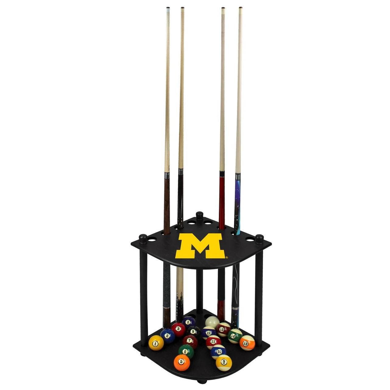 Wave7 Corner Pool Cue Rack