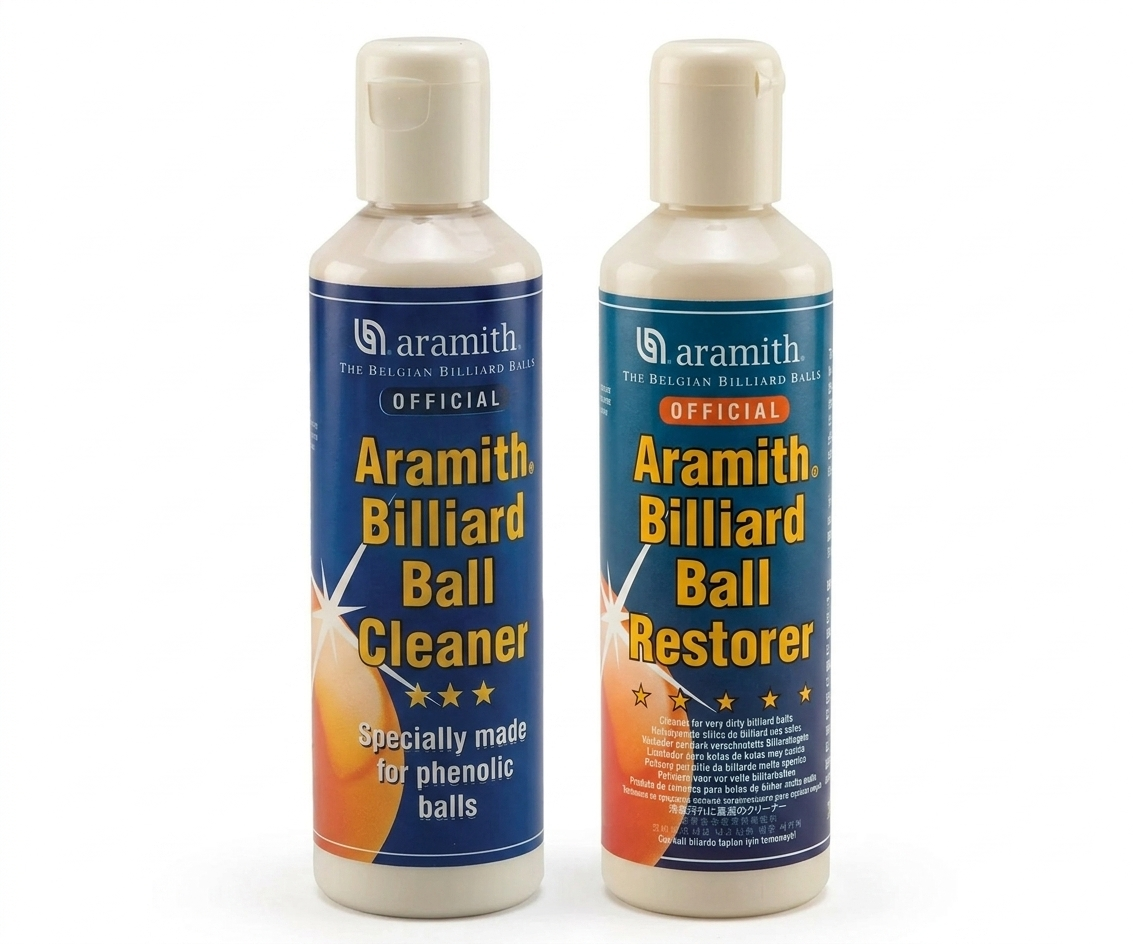 Aramith Billiard Ball Restorer & Cleaning Solution Set